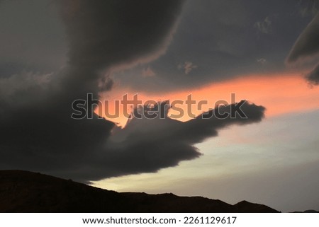 landscape and beautiful clouds and sky,