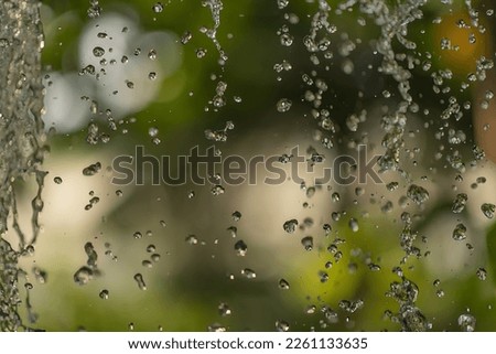 water drops background - Natural green background 