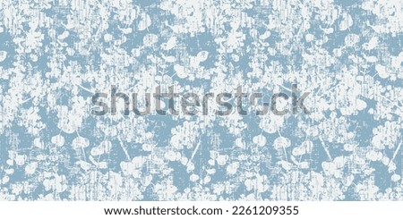 Floral brush strokes seamless pattern design for fashion textiles, graphics, backgrounds and crafts linen texture Royalty-Free Stock Photo #2261209355