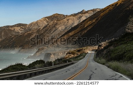 Pacific Coast Highway in California, USA Royalty-Free Stock Photo #2261214577