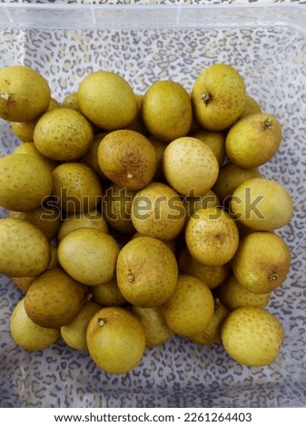 Close up of longan, Longan fruit