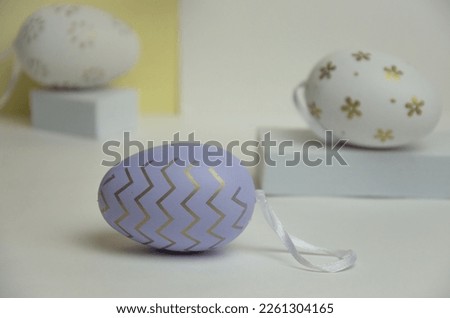 colorful eggs for the Easter holiday. High quality photo