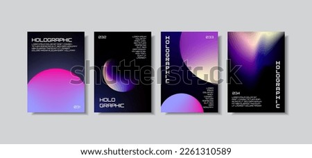 Trendy unique and minimalist vibrant gradient vector design for banner flyers, templates, brand identity, digital marketing Royalty-Free Stock Photo #2261310589