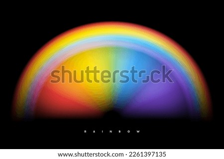 Rainbow background. Minimalist abstract background for poster, banner, cover. Vector illustration.