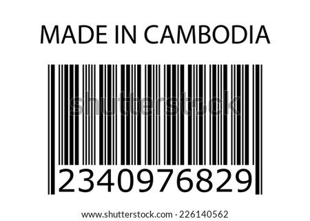 An Illustration of stamp marked Made in Cambodia