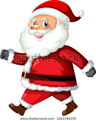 Santa Claus cartoon character illustration