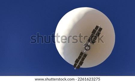 Spy Balloon 4K Still Image Royalty-Free Stock Photo #2261623275