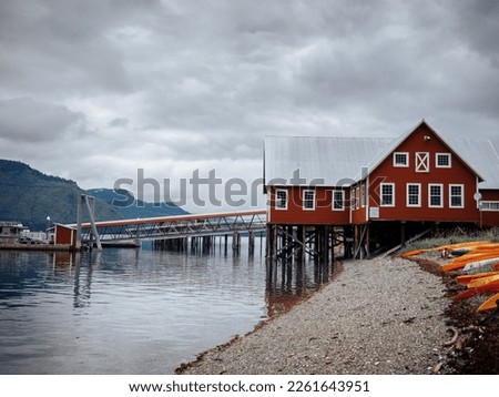 The Warehouse and the Cannery Museum in Icy Strait Point, Alaska. Royalty-Free Stock Photo #2261643951