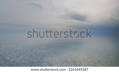White clouds, sky, blue, panorama, background