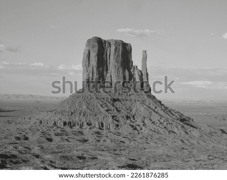Monument Valley Rock Formations at Sunset from Viewpoint 