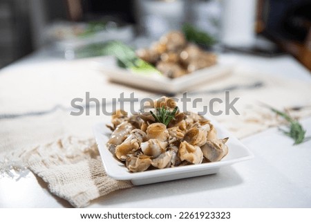 Whelk
seafood
a white goblin
conch
aquatic products
 Royalty-Free Stock Photo #2261923323