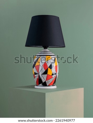 Retro Modern Art Colorful Lampshade Royalty-Free Stock Photo #2261940977