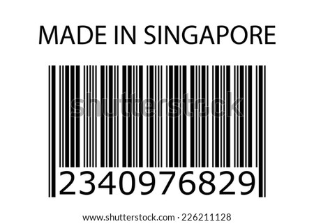 An Illustration of stamp marked Made in Singapore