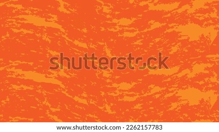 Abstract Orange Grunge Texture In Yellow Background