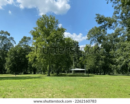 Park of the Pejacevic castle in Nasice or park next to the Pejacevic family castle - Slavonia, Croatia (Park dvorca Pejačević u Našicama ili Perivoj uz dvorac obitelji Pejačević, Našice - Slavonija)