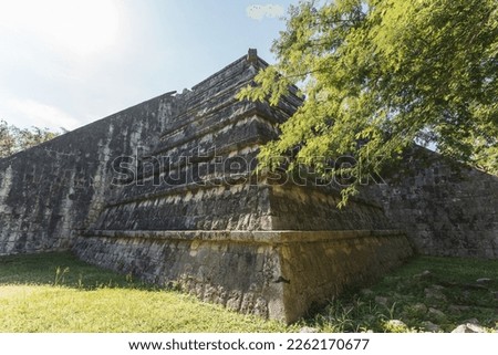 The Ossuary, pyramid with nine stepped blocks in the Chichen Itza Archaeological Zone.