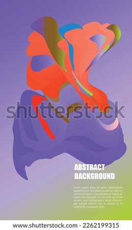Abstract colorfull background with 
 beauty dinamic color compotition