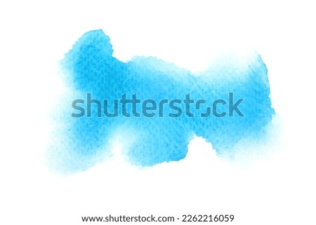 Abstract blue watercolor paper texture, background