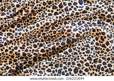 Tiger Leopard Cheetah Pattern Fabric