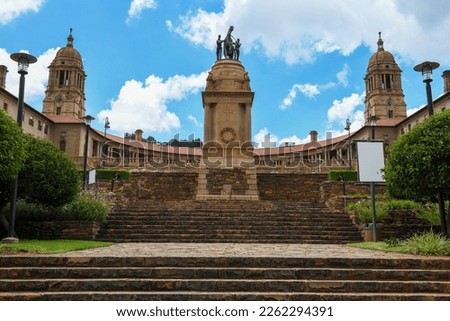 Union building and monument in Pretoria on South Africa Royalty-Free Stock Photo #2262294391