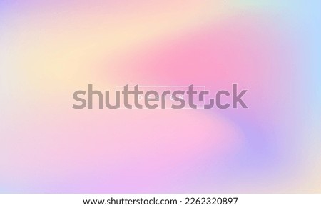 Holographic gradient pastel modern rainbow background. colors for deign concepts, wallpapers, web, presentations and prints. vector design. Royalty-Free Stock Photo #2262320897