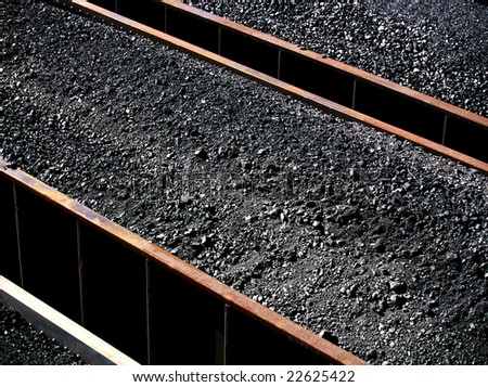 Wonderful vertical and diagonal lines in this coal car abstract