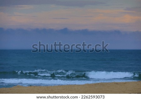 beach with waves, korea, east sea Royalty-Free Stock Photo #2262593073