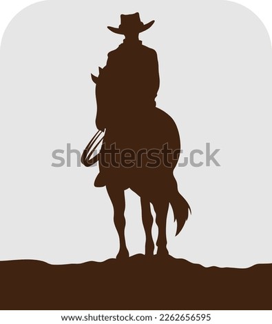 the horse and horse rider illustration