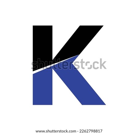 modern K icon logo template Royalty-Free Stock Photo #2262798817