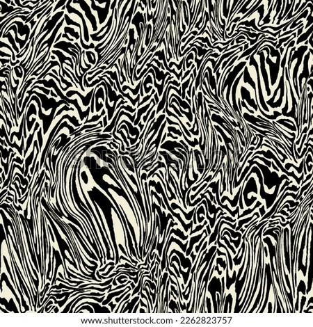 metrage pattern suitable for textiles made of zebra leather