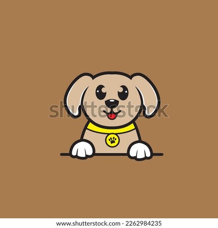 cute dog seamless design vector