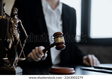 law contract, law and justice concept, Selective focus.