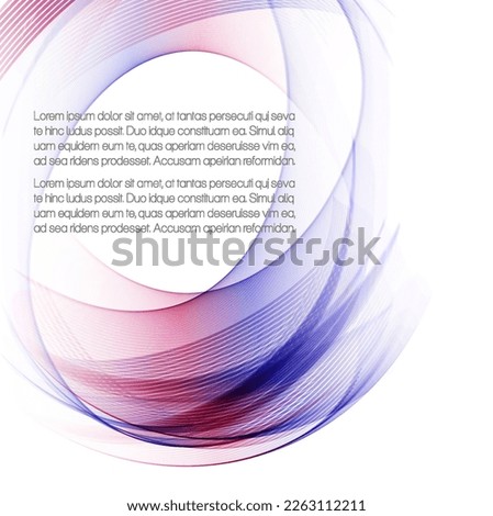 Abstract color background with swirls