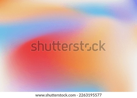 Grainy gradient background texture in soft pastel colors. Retro futuristic style blurred backdrop illustration for banner, flyer, website, brochure, business card design. Twisted waves. Royalty-Free Stock Photo #2263195577