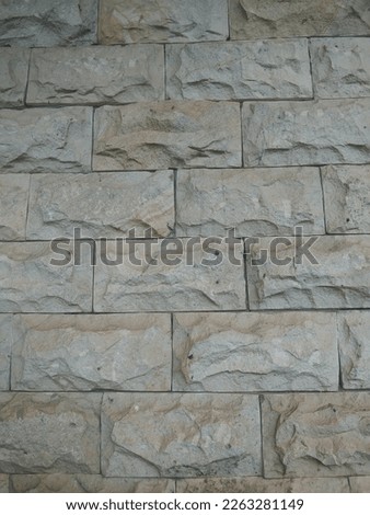 Stone wall background made with blocks