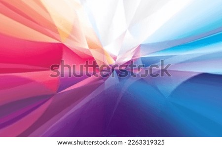 Colorful graphics design with wave background 