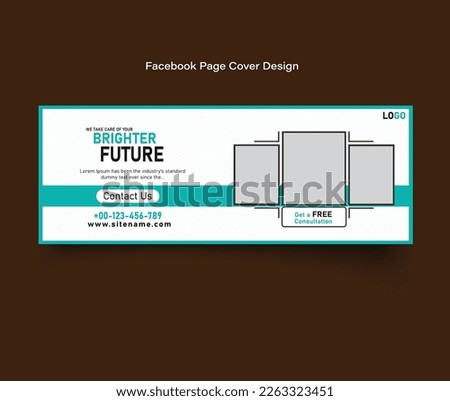 Dentist and Dental care social media cover template