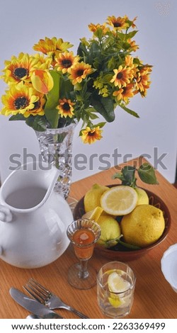 still life photographs with flowers and fruits