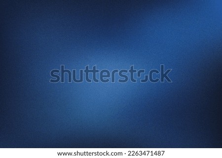 Abstract gradient blurred pattern colorful with realistic grain noise effect background, for art product design and social media, trendy and vintage style dark blue