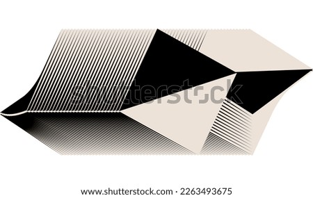 abstract halftone lines background, geometric dynamic pattern, vector modern design texture