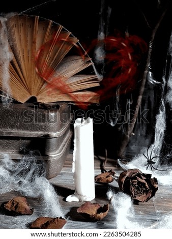 Candle still life photography, mystic, mystery
