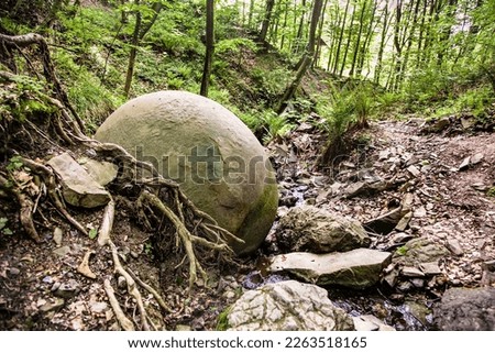Stone sphere Ball in Bosnia already attracting Tourist from around the World. Bosnia and Herzegovina.