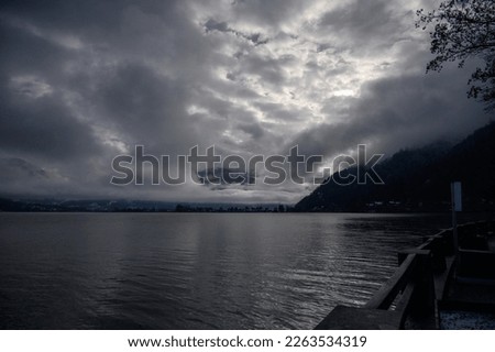 picture from lake zell in austria