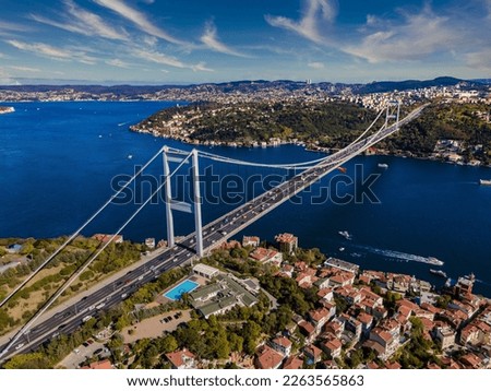 Aerial View Istanbul City HQ Photo(48Mpx) Royalty-Free Stock Photo #2263565863