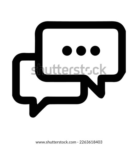 chat icon with white background