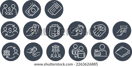 Payment Methods icons vector design Royalty-Free Stock Photo #2263626885
