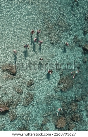 Aerial view Sharks Cove Hawaii picture