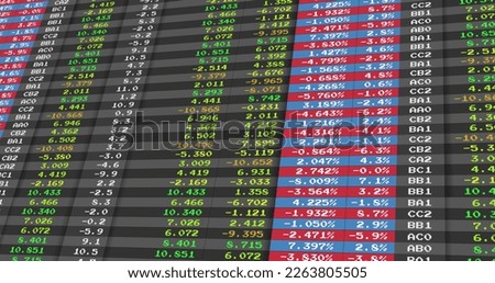 Image of stock market numbers changing on grey background. global business, finances, connections and digital interface concept digitally generated image.