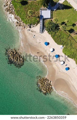 Amazing beautiful sunny weather Deerfield aerial picture 
