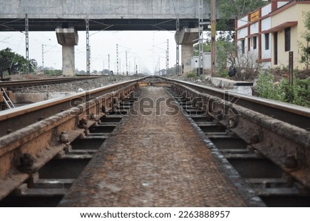 Railway train track nature landscape picture with blue sky photography capture life transportation railroad iron rods magnetic field track speed metro station portrait train journey with sunset beauy